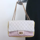Chanel Tricolor Reissue 2.55 Quilted Faille Jumbo Flap Bag 