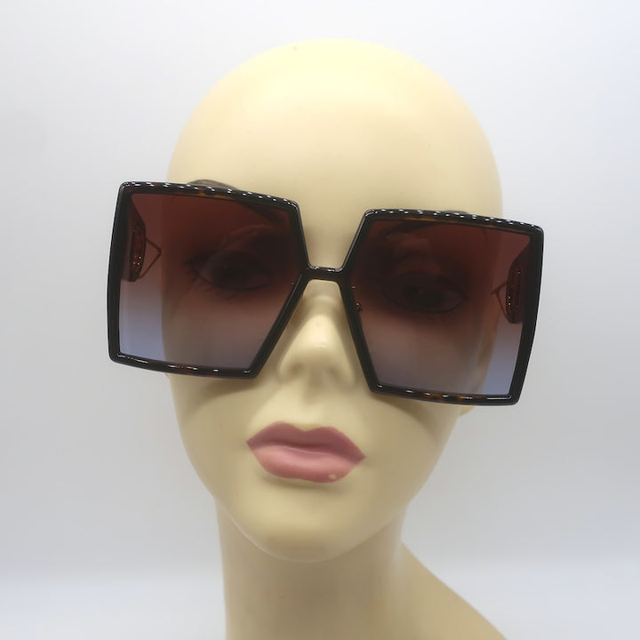 Christian Dior 30Montaigne SU 58mm Square Sunglasses Dark Tortoise 