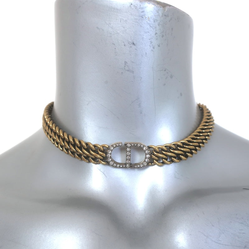 Christian Dior Crystal Pave 30 Montaigne Choker Necklace 