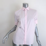 Christian Dior Cuffed Sleeve Button Down Shirt Light Pink