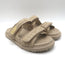 Christian Dior Dioract Raffia Slide Sandals Beige Size 39