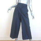 Christian Dior Grosgrain-Trimmed Cropped Wide Leg Gaucho