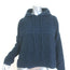 Christian Dior Oblique Hooded Terry Cloth Sweatshirt Navy Size Large