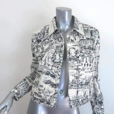 Christian Dior Paris Print Denim Jacket