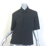 Christian Dior Short Sleeve Button Down Blouse 