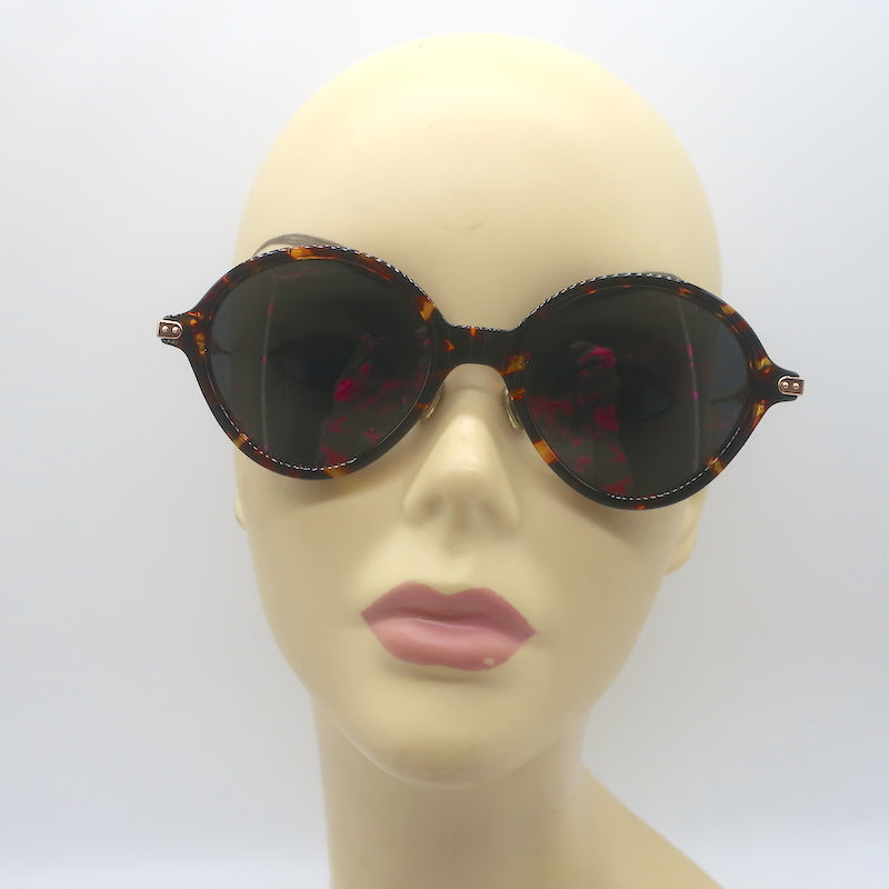 Christian Dior Umbrage Mirrored Round Sunglasses 