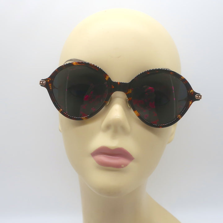 Christian Dior Umbrage Mirrored Round Sunglasses 