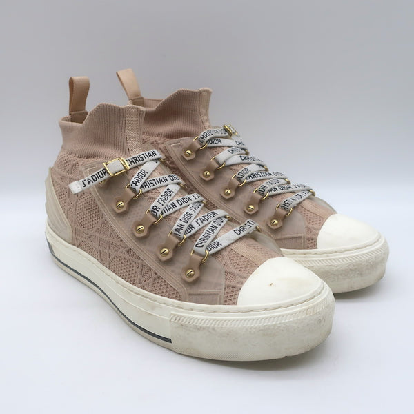 Christian Dior Walk'n'Dior Cannage Technical Mesh Sneakers Nude