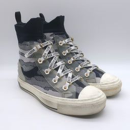 Christian Dior Walk'n'Dior High-Top Sneakers Navy Camo