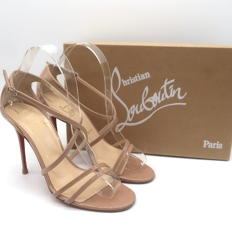 Christian Louboutin Gwynitta 100 Crisscross Sandals 
