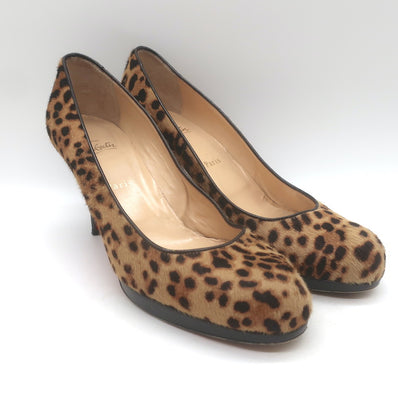 Christian Louboutin Prorata 90 Leopard Print 