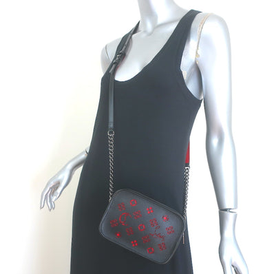 Christian Louboutin Radioloubi Loubinthesky Small Crossbody Bag Black Leather