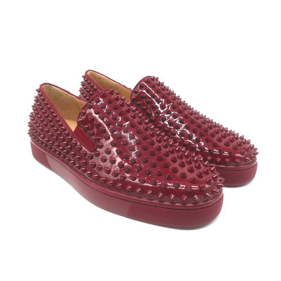 Christian Louboutin Roller Boat Spike Slip-On Sneakers 