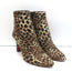 Christian Louboutin So Eleonor Leopard Print Calf Hair Ankle Boots Size 36.5