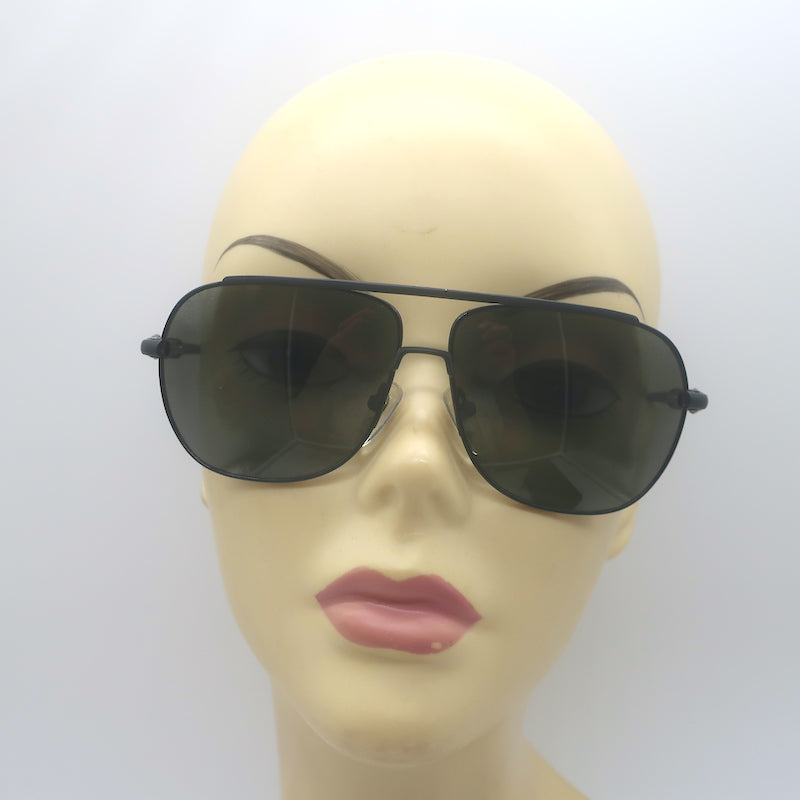 Chrome Hearts Hank Aviator Sunglasses Black 