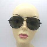 Chrome Hearts Hank Aviator Sunglasses Black 