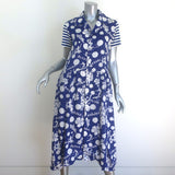 Comme des Garcons Hawaii Print Midi Shirt Dress