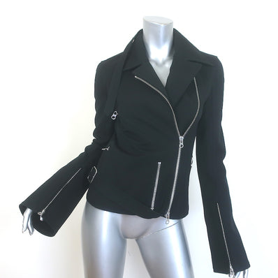 Courreges Perfecto Moto Jacket Black 