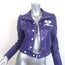 Courreges Re-Edition Vinyl Jacket Purple Size 36