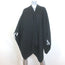 Cuyana Square Edge Cape Shawl Black Baby Alpaca