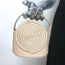 Destree Mini Gunther Passementerie Bag Beige Leather Chain-Strap Crossbody NEW