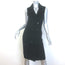 Diane von Furstenberg Lychen Double Breasted Sweater Dress Black Wool Size Small