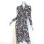 Diane von Furstenberg Sheska Ruched Midi Dress Matches Print Jersey Size 4 NEW