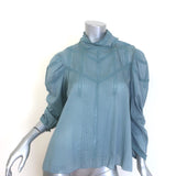 Doen Albertine High Neck Pintucked Top 