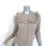 Doen Altheda Ruffled Pointelle Cardigan Oatmeal Alpaca-Wool Size Extra Small