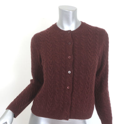 Doen Danae Cable Knit Cashmere Cardigan 