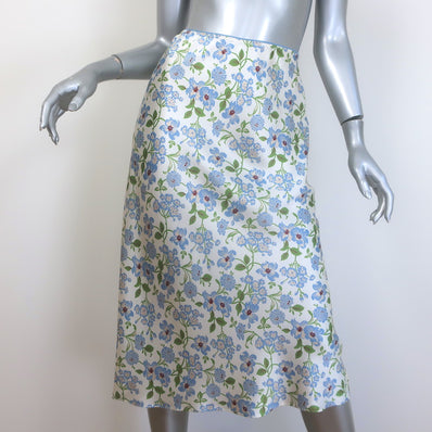 Doen Elowena Slip Skirt Ivory Strawberry Moon Floral Print 