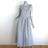 Doen Mandarin Tie-Strap Maxi Dress 