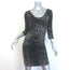 Dolce & Gabbana Draped Leopard Print Mini Dress Gray Stretch Silk Size 38
