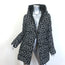 Dolce & Gabbana Reversible Hooded Down Puffer Jacket Black Polka Dot Size 44