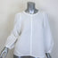 Dorothee Schumacher High Summer Ease Blouson-Sleeve Top White Size 3