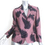 Dries Van Noten Jacquard Blazer Orchid Silk-Blend Size 36 Two-Button Jacket
