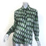 Dries Van Noten Len Lye Button Down Shirt Black Printed Cotton Size 34