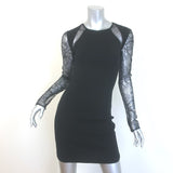 Emilio Pucci Lace Open-Back Mini Dress Black