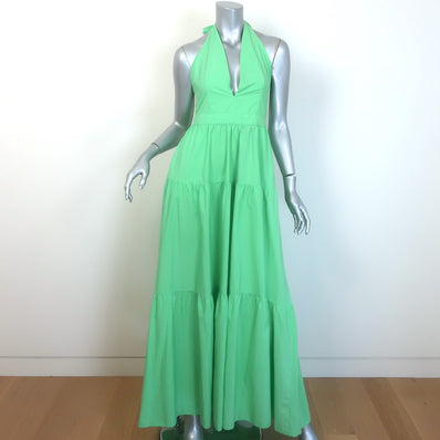Emporio Sirenuse Colette Tiered Halter Maxi Dress