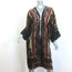Etro Metallic Velvet Paisley Kimono Jacket Gold/Multi One Size