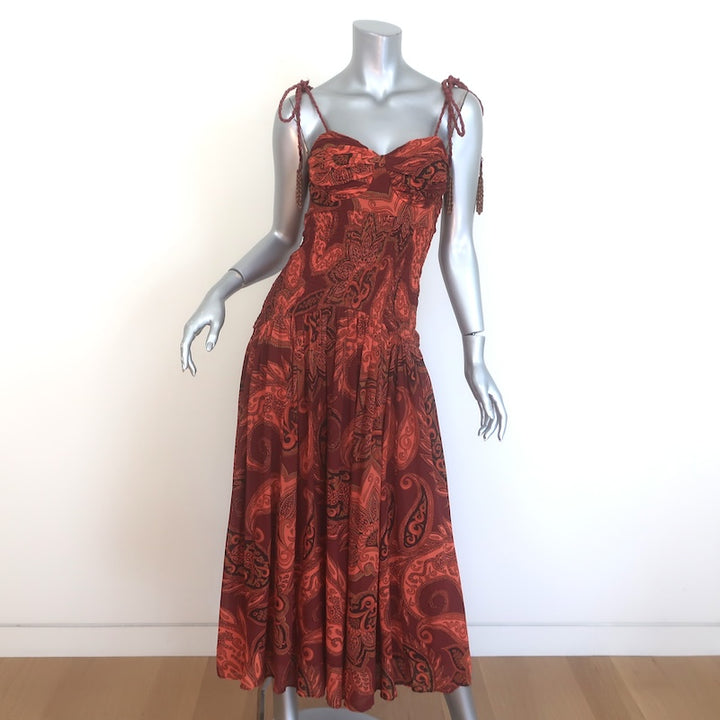 FARM Rio x Anthropologie Drop-Waist Midi Dress