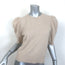 FRAME Frankie Cashmere Puff Sleeve Crew Sweater Vanilla Size Medium