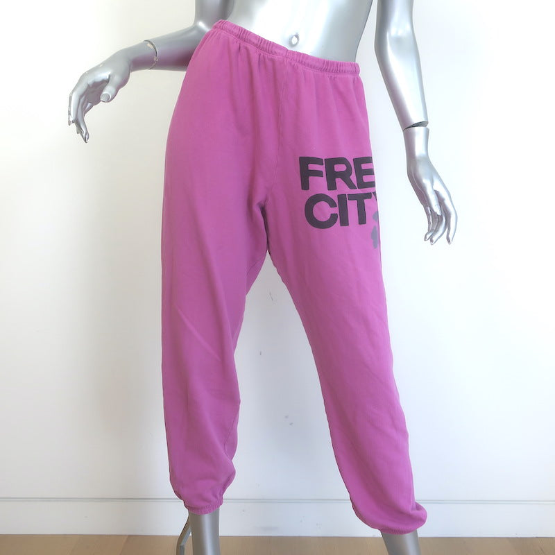 FREECITY Logo Sweatpants Tokyo Pink 