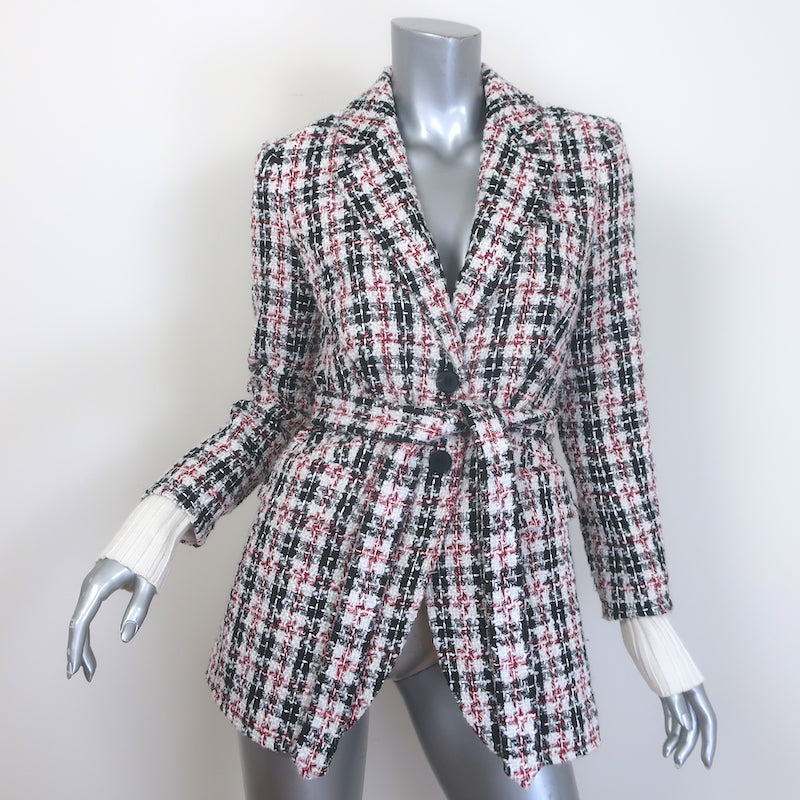 Favorite Daughter The City Plaid Tweed Layered Blazer 