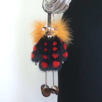Fendi Hypnoteyes Witch Fur Bag Charm
