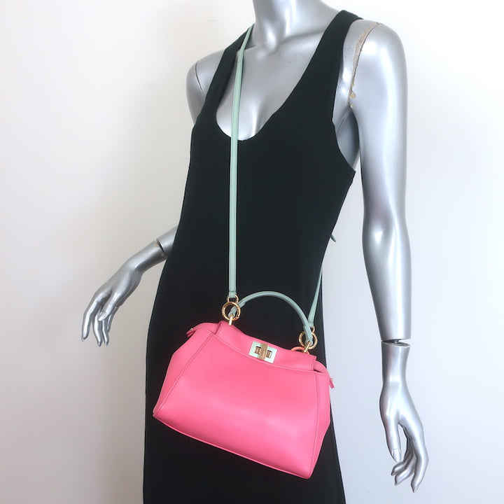 Fendi Mini Peekaboo Bag Pink 