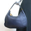 Fendi Selleria Hobo Navy Grained Leather Large Shoulder Bag