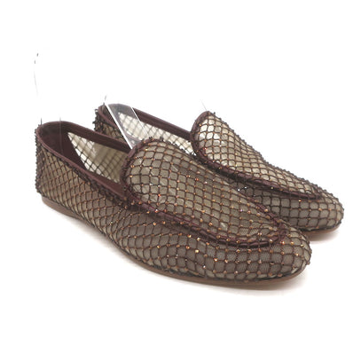 Forte Forte Strass Crystal-Embellished Mesh Loafers 