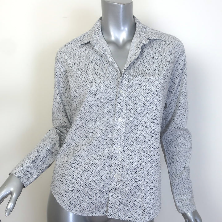Frank &amp; Eileen Barry Shirt Ditsy Floral Print 