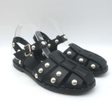 Freda Salvador Sera Fisherman Sandals Black 